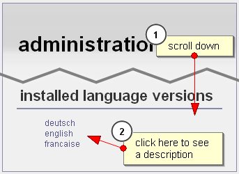 choosing a language package